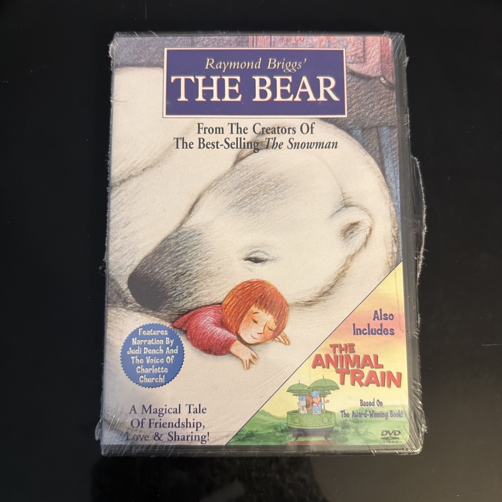 The Bear And The Animal Train Raymond Briggs Brand New Sealed DVD